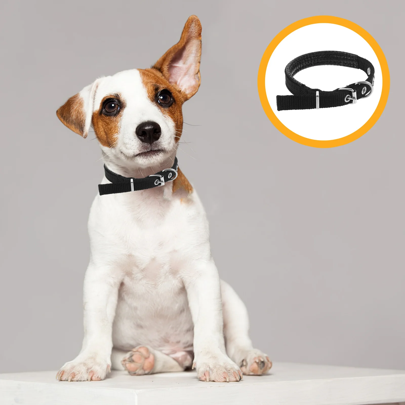 

Soft Polyester Pet Collar for Cats Dogs Adjustable Puppy Kitten Neck Decor Stylish Wear-Resistant Collars for Small Large Breeds