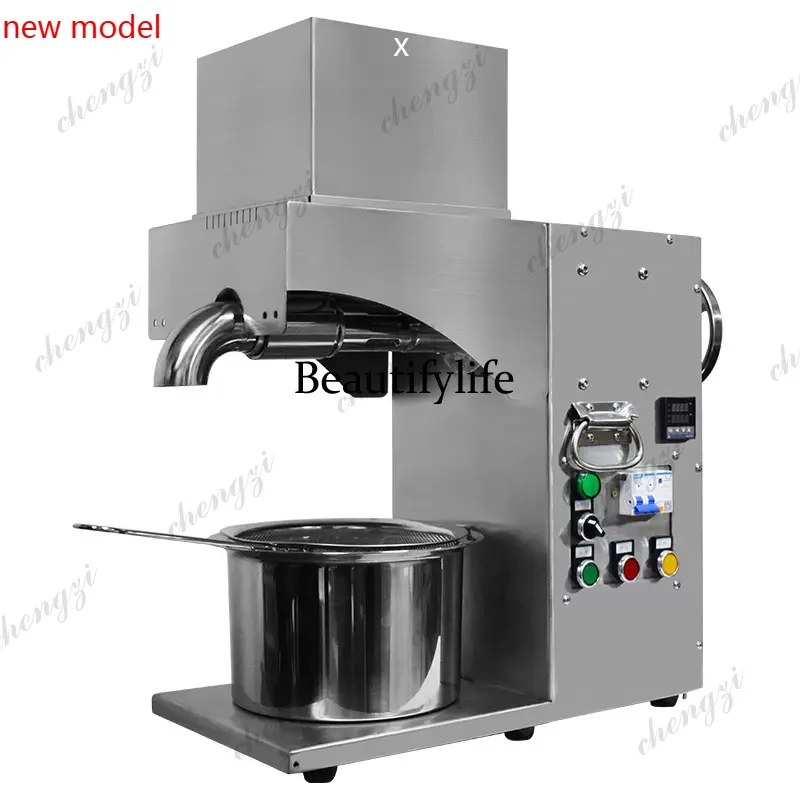 Oil Press Machine 15-25Kg Per Hours 3000W Commercial Peanut Flaxseed Cold Squeezer Business Sesame Sunflower Seeds ExtractionDD1