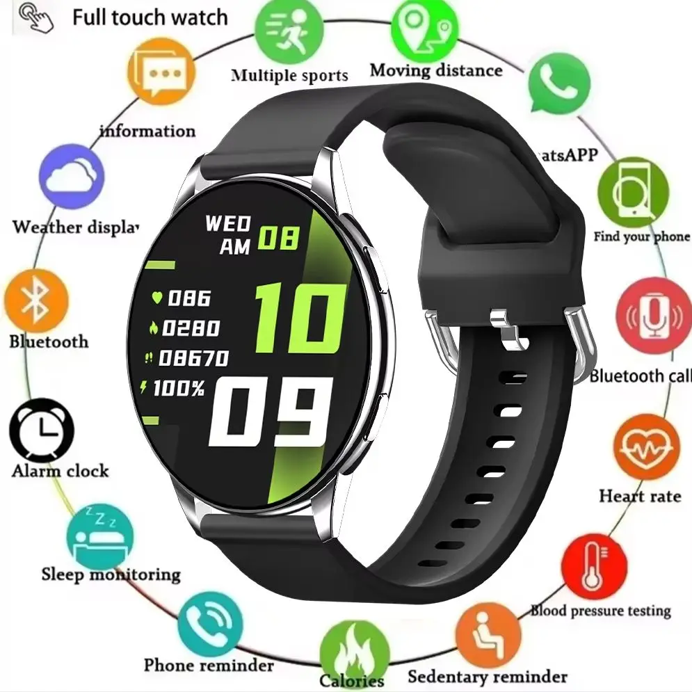 

LAXASFIT 2025 Новые женские умные часы Bluetooth Talk Heart Rate Отслеживание здоровья Будильник Мужские спортивные умные часы