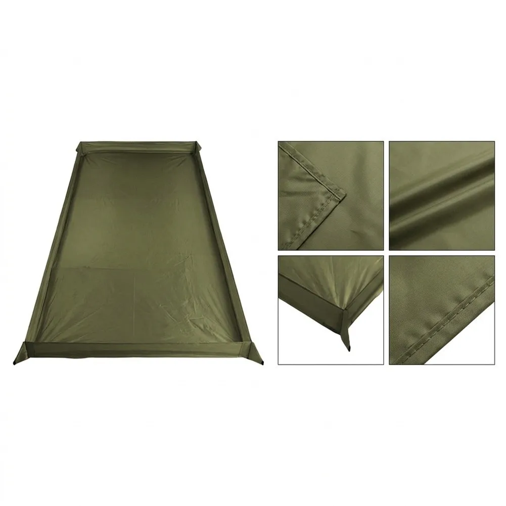 Picnic Groundsheet Camping Tent Ground Sheet 20D Silicone Nylon Cloth 210D Oxford Cloth Attached Pegs Included