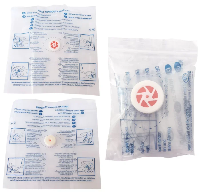 Venda direta da fábrica Máscara médica descartável de RCP boca a boca