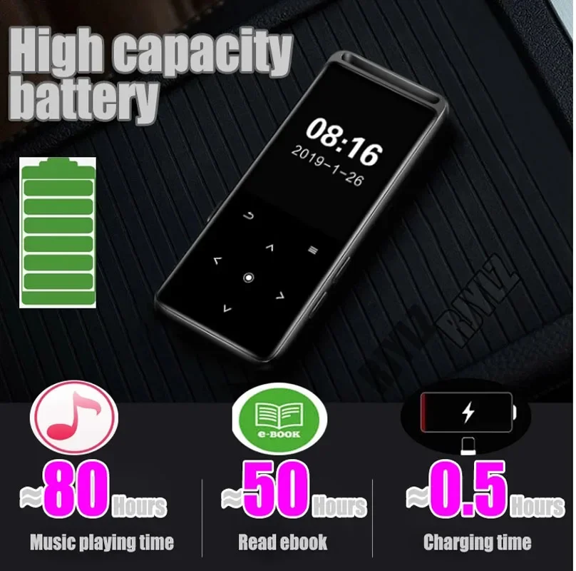 Mp3-плеер Ben jie M6, bluetooth, без потерь, Hi-Fi, Портативный аудиоплеер, FM-радио, электронная книга, диктофон, музыкальный плеер