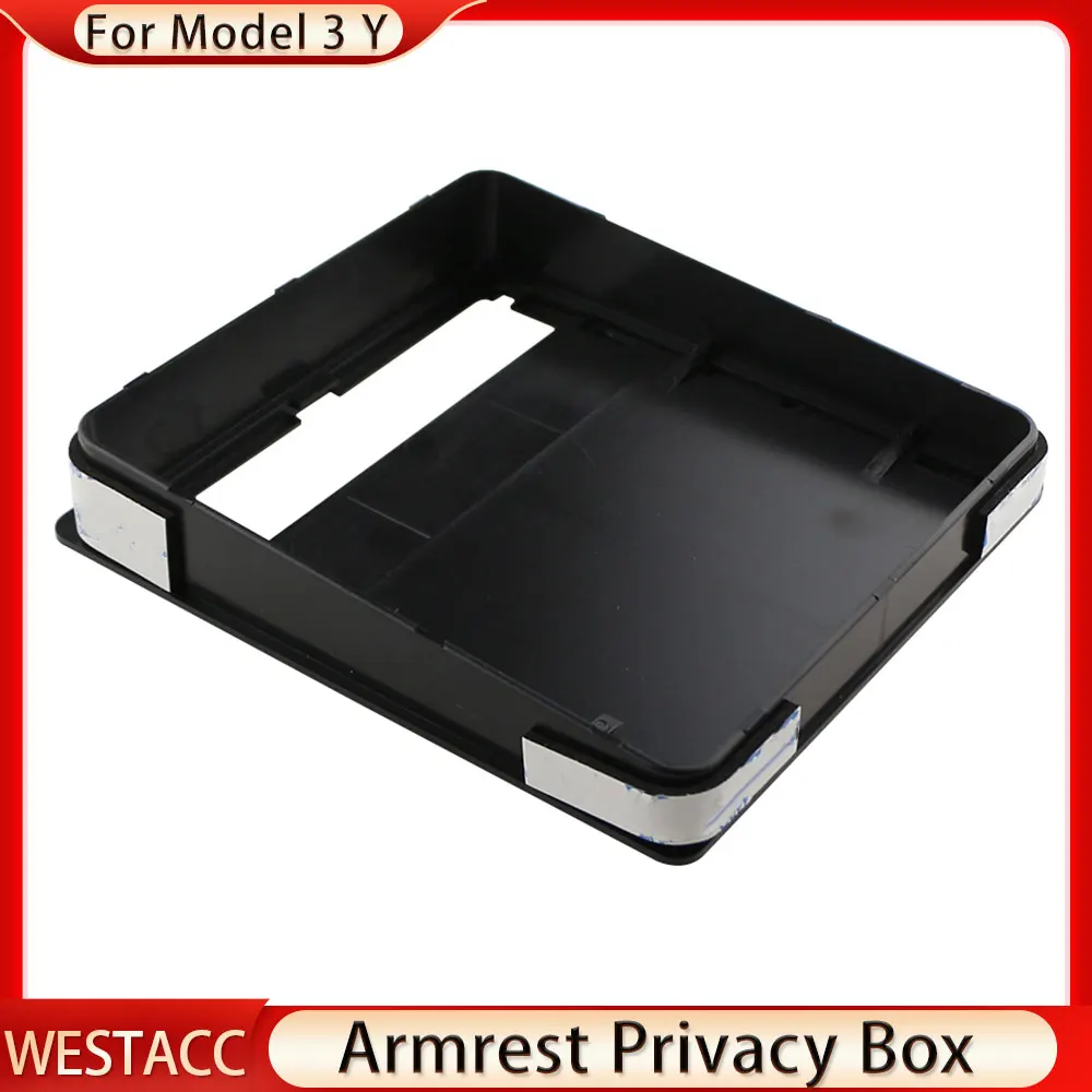 Car Armrest Concealed Storage Box for Tesla Model 3 Model Y 2017-2023 Hidden Case Secret Private Box Organizer Accessories