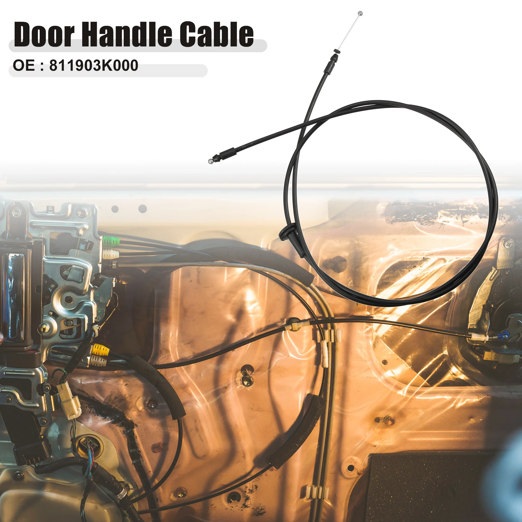 

UXCELL трос открывания капота, трос дверной ручки, подходит для Hyundai Sonata 2006-2010 811903K000