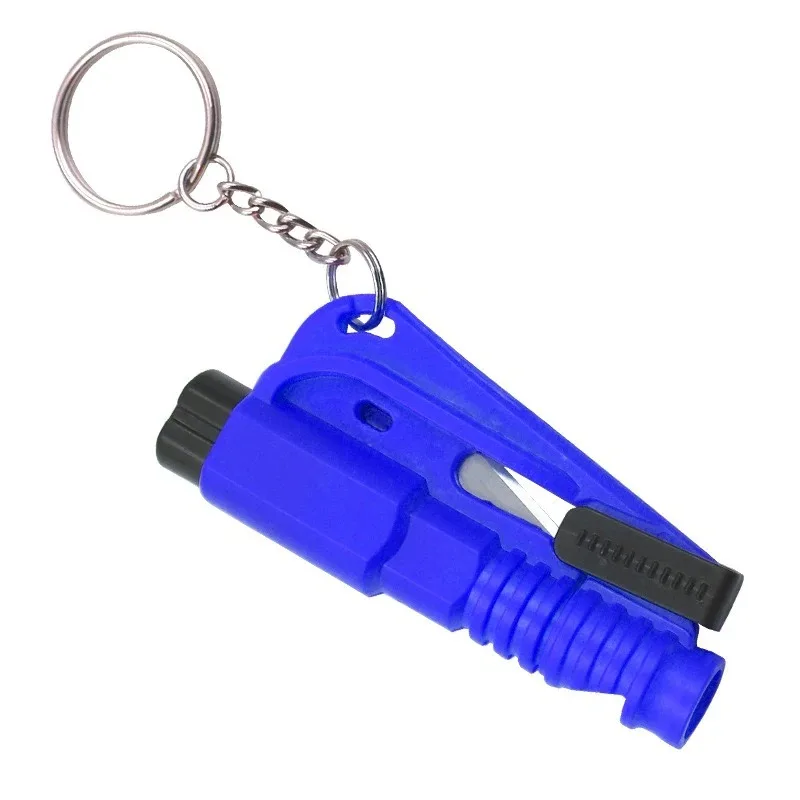 Martillo de Seguridad con Silbato de Rescate, Herramienta de Escape para Auto, Cortador de Cinturón de Seguridad 2 en 1, Herramienta Compacta de Escape de Emergencia para Auto