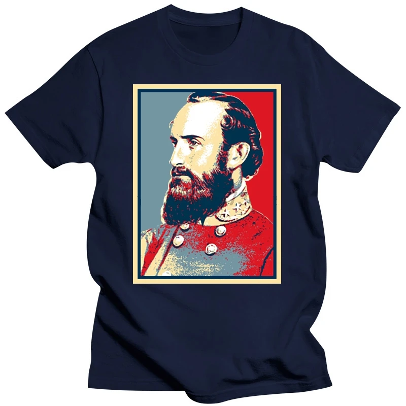 2020 Fashion New Military General Stonewall Civil War History MenS T-Shirt Confederate Tee Tees