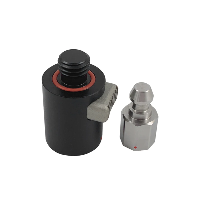 Black RTK GPS Quick Release Adapters For Leica Trimble GPS Poles Prism Poles GPS Surveying Instruments