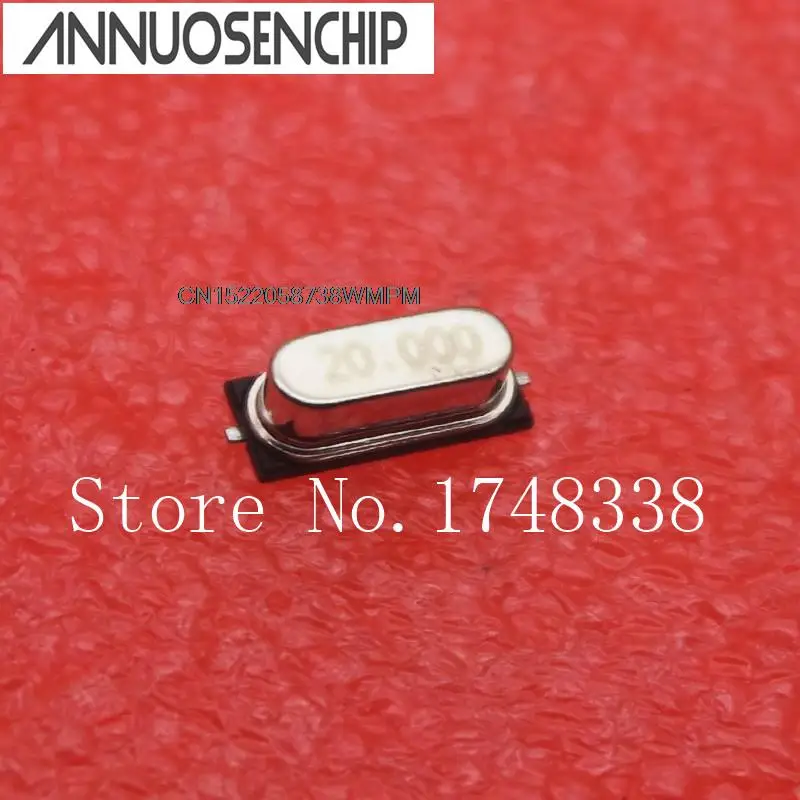 100PCS/LOT New and Original 20M 20 MHZ to 20.000MHZ 49 SMD patch passive crystals 20mhz 20.000mhz 49SMD HC-49S 20M