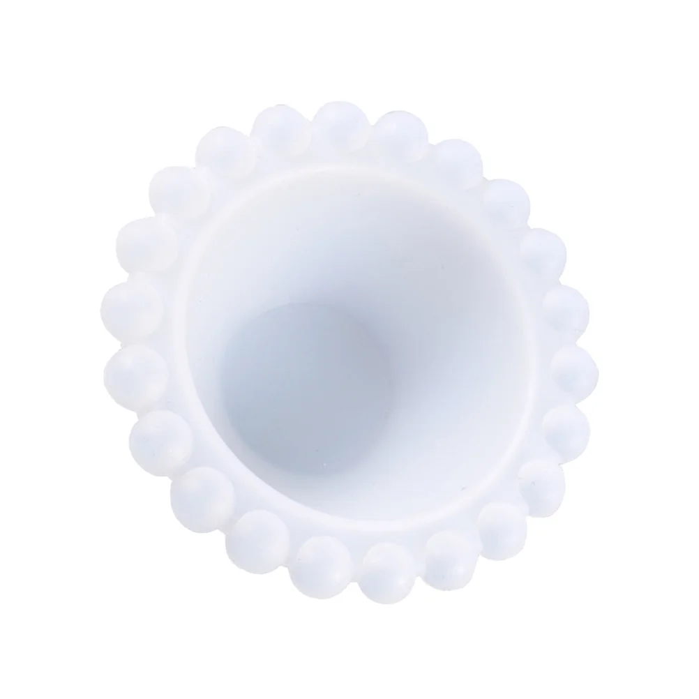 

1Pcs Creative Crystal Epoxy Mold Silicone DIY Saucer Craft Mold Reusable Washable Tableware Making Tool White Fine Workmanship