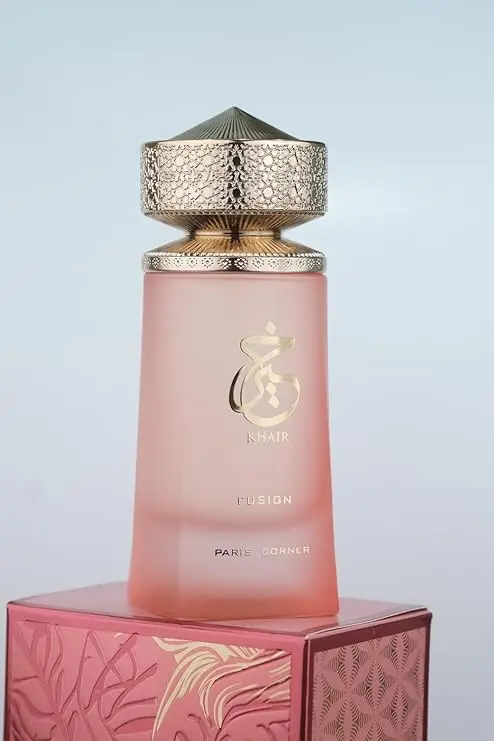 عطر باريس كورنر كير فيوجن ليتشي 3.4 أونصة سائلة عطر ليتشي مزج فاكهي ملاحظات ليتشي الكشمش الأسود عطر نسائي