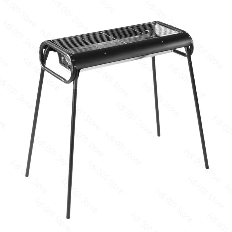 Household Outdoor Multifunctional Portable Barbecue Grill Charcoal Barbecue Smokeless Kebabs Thickened Stainless Steel Barbecue