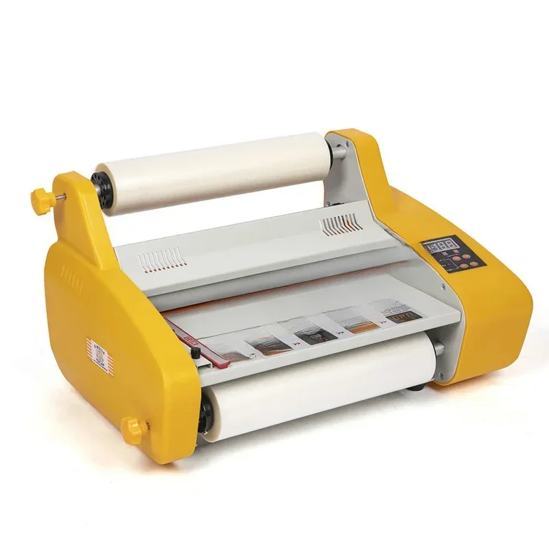 

A3 Cold & Hot Photo Film Laminating Machine FM3520 Electric Plastic Sealing Machine Self-Adhesive Color Page Pre-Coated Film