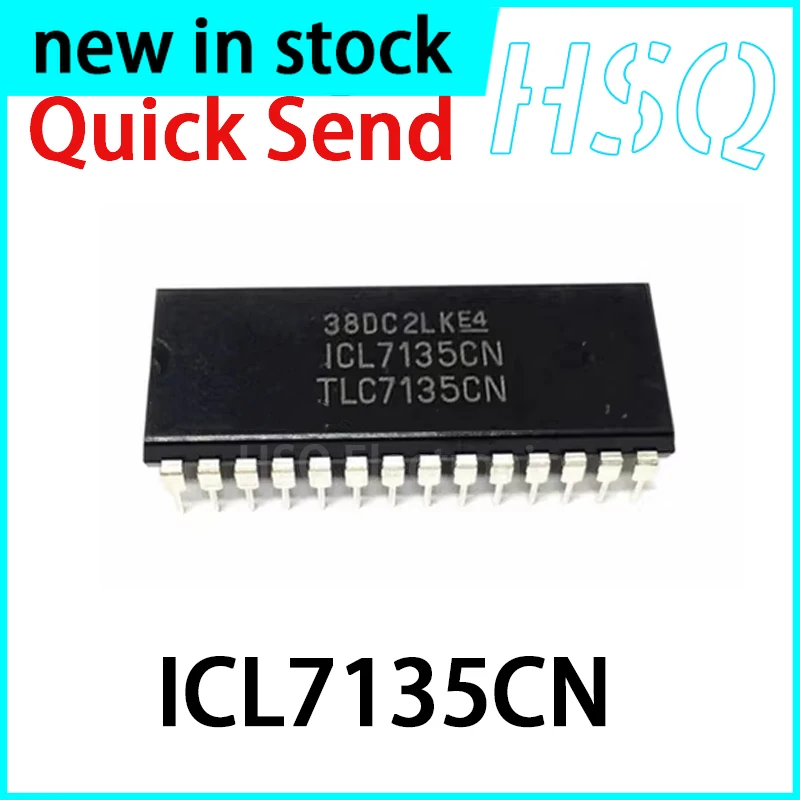 1PCS New ICL7135CN TLC7135CN Direct Insertion DIP-28 Analog To Digital Converter Chip