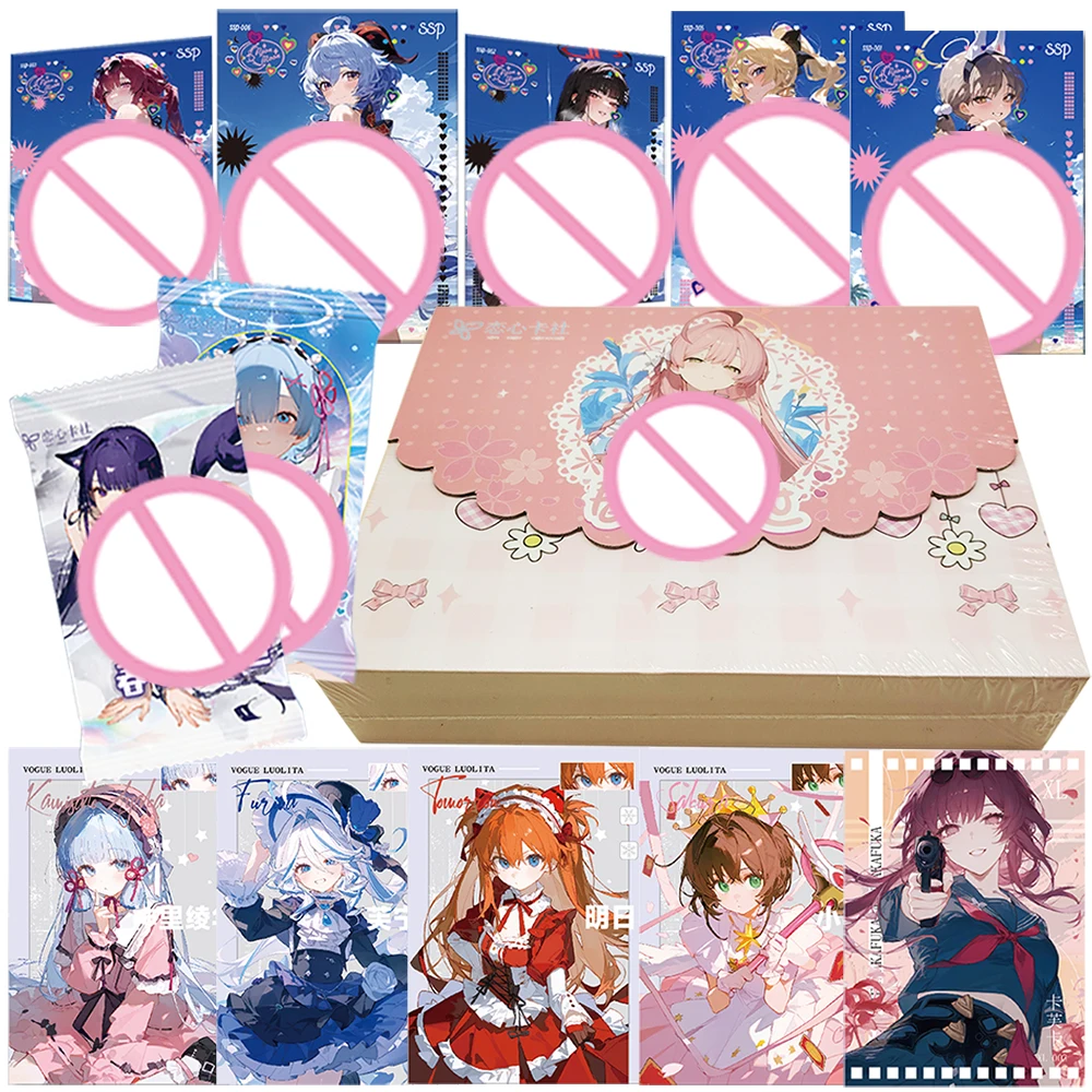 

Anime and Game Pretty Girl Collection Card Exquisite and Drapable Creative Goddess Avatar Card Toy Boys Cherish Christmas Gift
