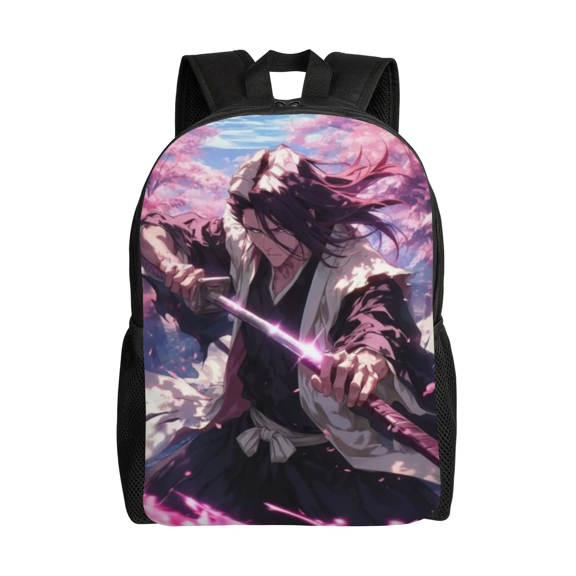 

Bleach Bookbag Back to school season Byakuya Kuchiki (9) Fashionable Backpack