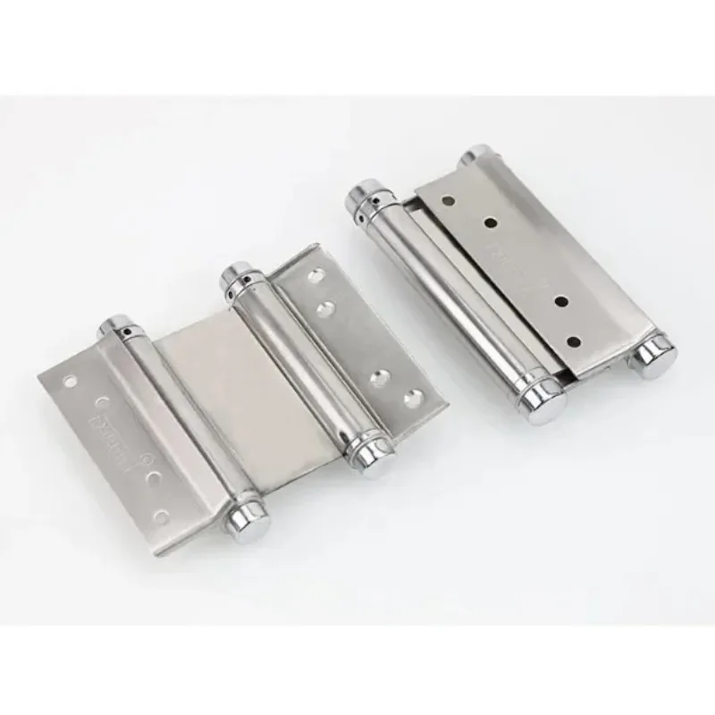 2Pcs 3 Inch Double Door Hinge Cabinet Drawer Butt Hinge Door Swing Stainless Steel Hinges With Screws Hand Tools Hardwar