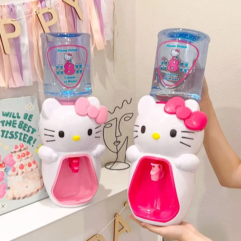 

Kawaii Sanrio My Melody Mini Water Dispenser Desktop Birthday Gift for Home Dorm Office Cute Anime Cartoon Holiday Toys