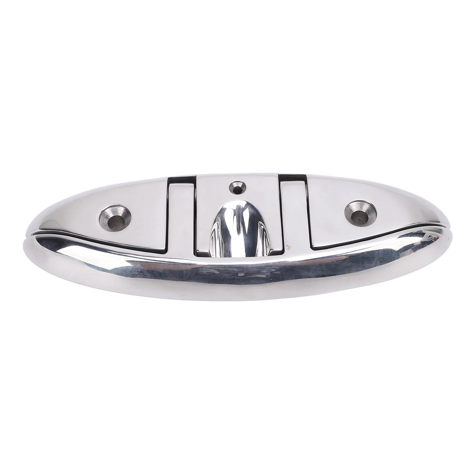 

8in Boat Tie Down Cleat 316 Stainless Steel Highly Polished Rustproof Folding Dock Cleat for Marine Yacht RV Boat Folding Cleat