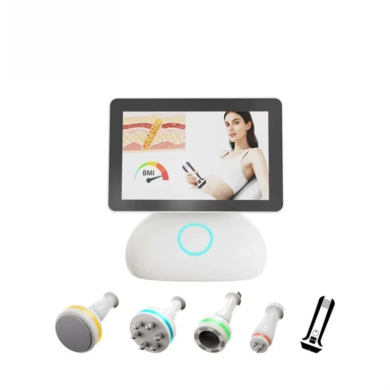 Portable 4-in-1 Body Shaping Machine with RF Technology for Face Lifting & Foot/Abs Fat Burning Beauty Device