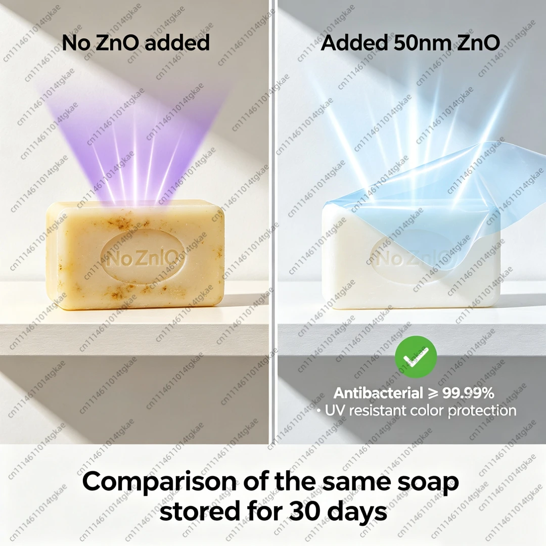 50nm Nano Zinc Oxide Cosmetic - Soap Making Raw Material 评论和价格