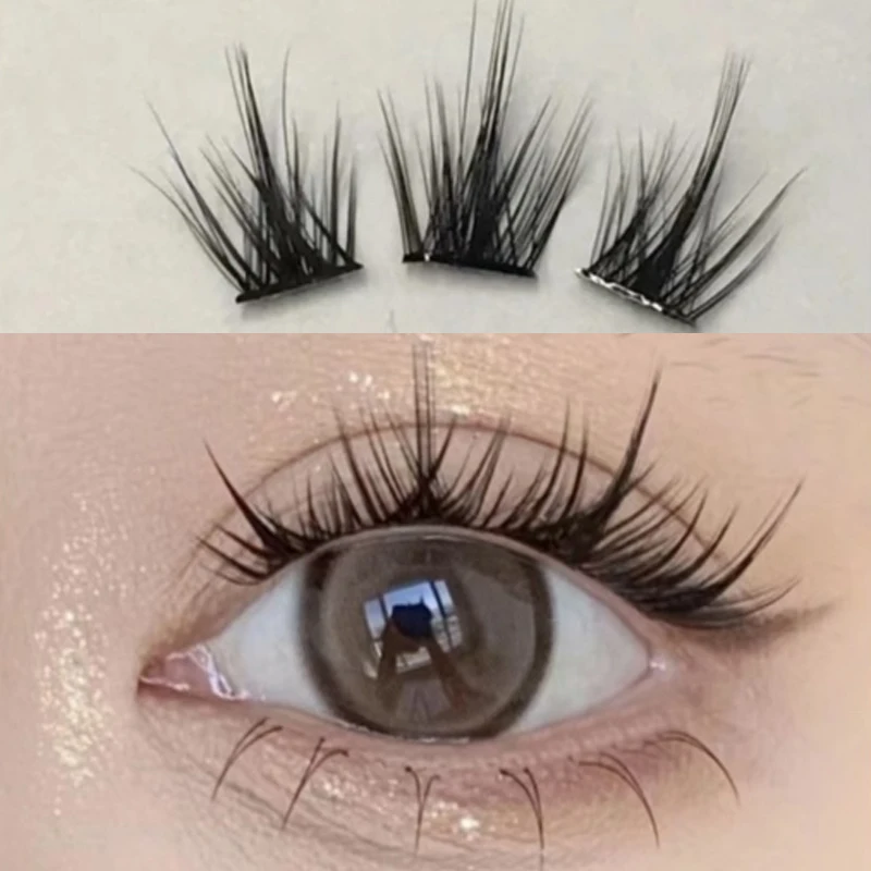 Individual Eyelash Clusters Soft Segmented Manga False Eyelashes Professional DIY Soft Mixed Cluster Lash Extension Daily Makeup