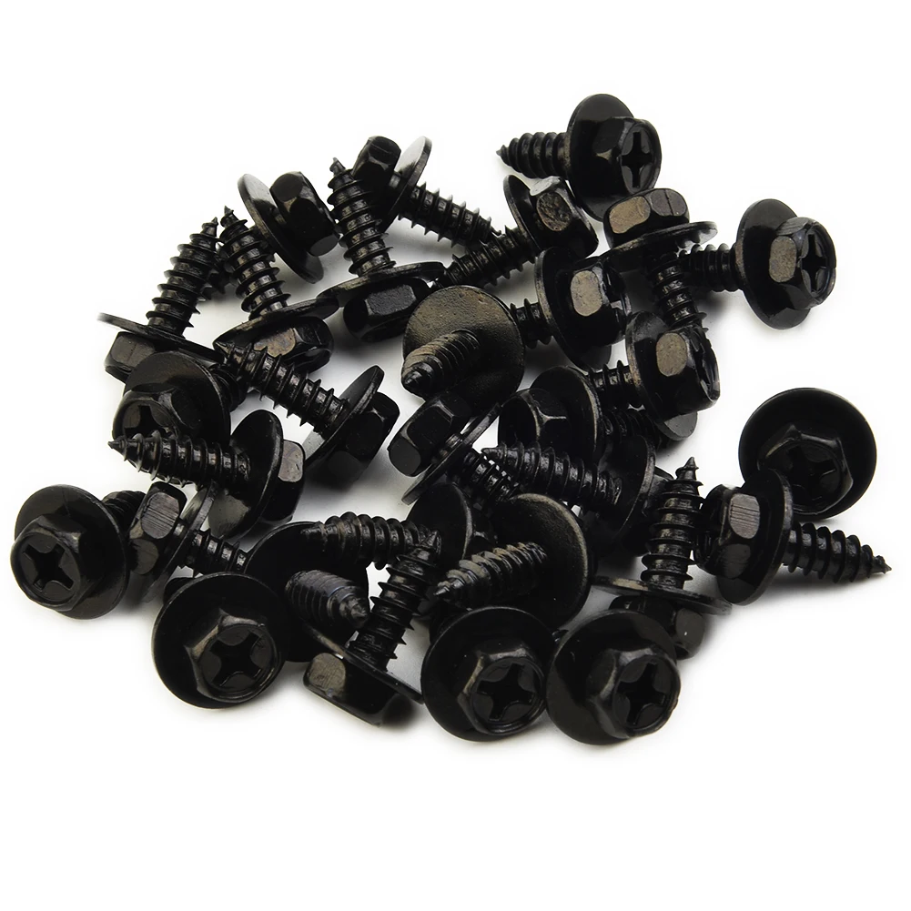 30pcs Car Bolt Retainer Fender Liner Under Cover Screw #90159-60498 For Toyota Mount Bracket Bolt Deflector Screw Retainers