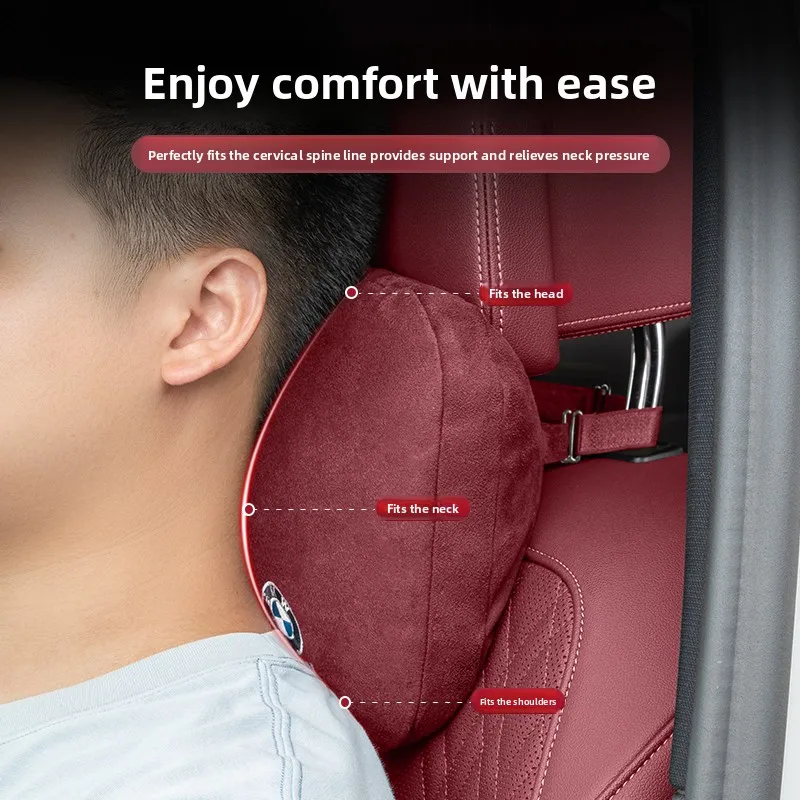 Suitable for BMW's new 5 Series, i3 Series, 1 and 7 Series car headrests, neck pillows, X3X5LX1X4X6X7 waist cushions - Image 2
