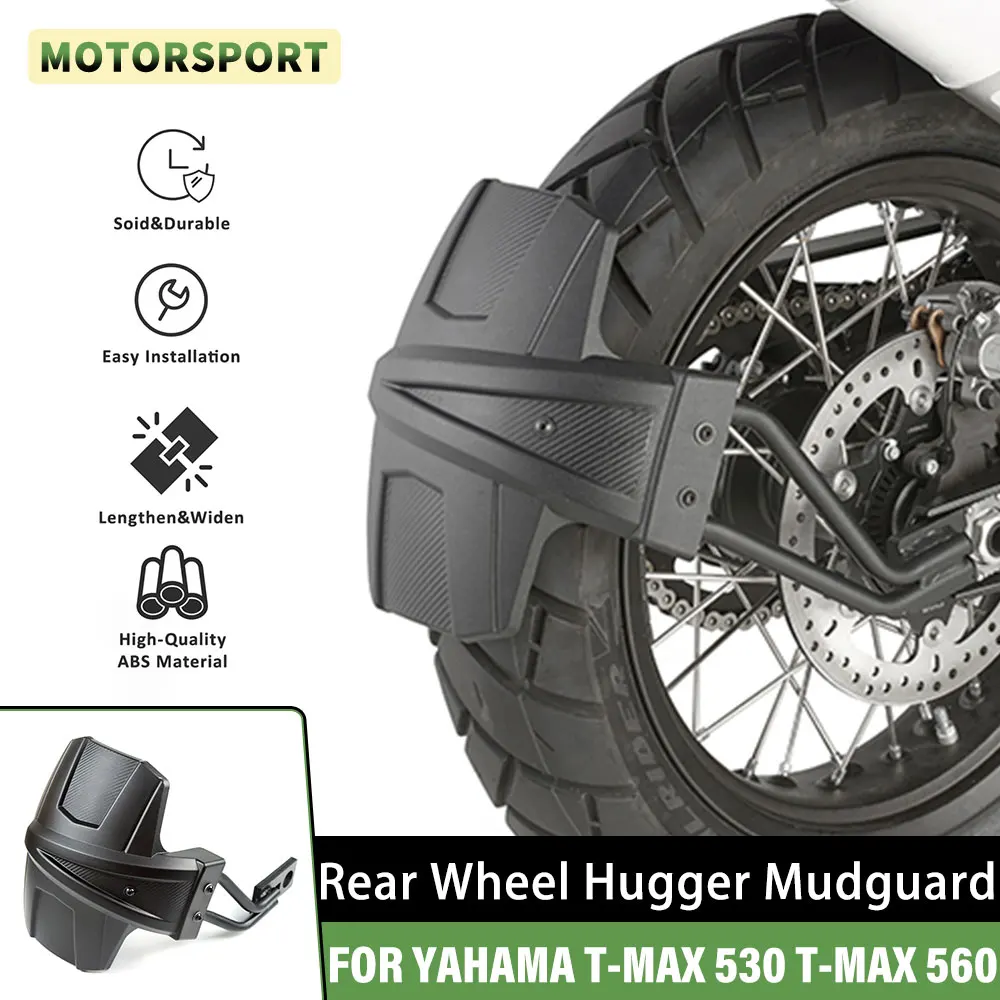 

Motorcycle Accessories Rear Fender For Yamaha T-MAX 560/MAX TECH T-MAX530 DX SX Wheel Hugger Mudguard Mudflap Splash Guard Cover