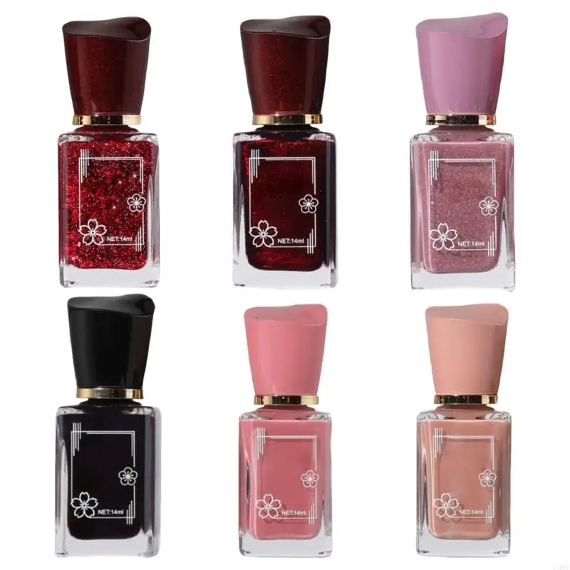 

G99E Varnish Glitters Quick Dry Breathable Polishes No Bake Designs for Spring Fashion Art Decoration