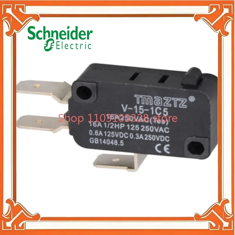 

High-strength Shell V-15 Limit Switch, Impact Resistance, Good Heat Resistance, High Precision Action Position Micro Switch 16A
