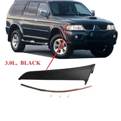 1 PCS Black 3.0L Front Bumper Cover for Pajero Sport K90 MR607473 Bumper Side for Nativa Front Bumper Eyebrow for Montero Sport