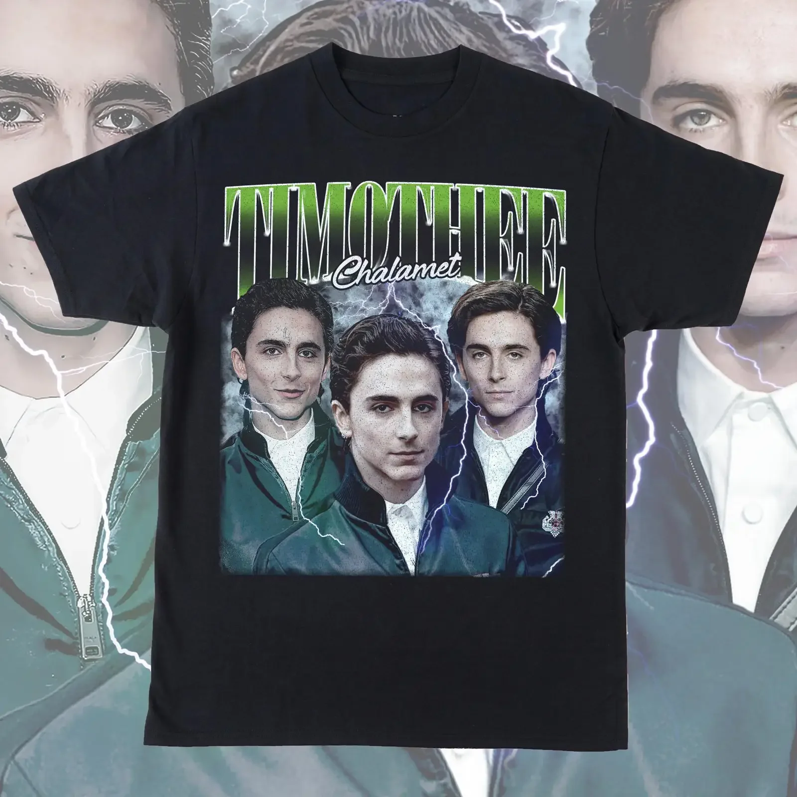 Timothée Chalamet T shirt Timothee Retro vintage Washed Stylish Comfortable homme Breathable Top For Everyday Wear