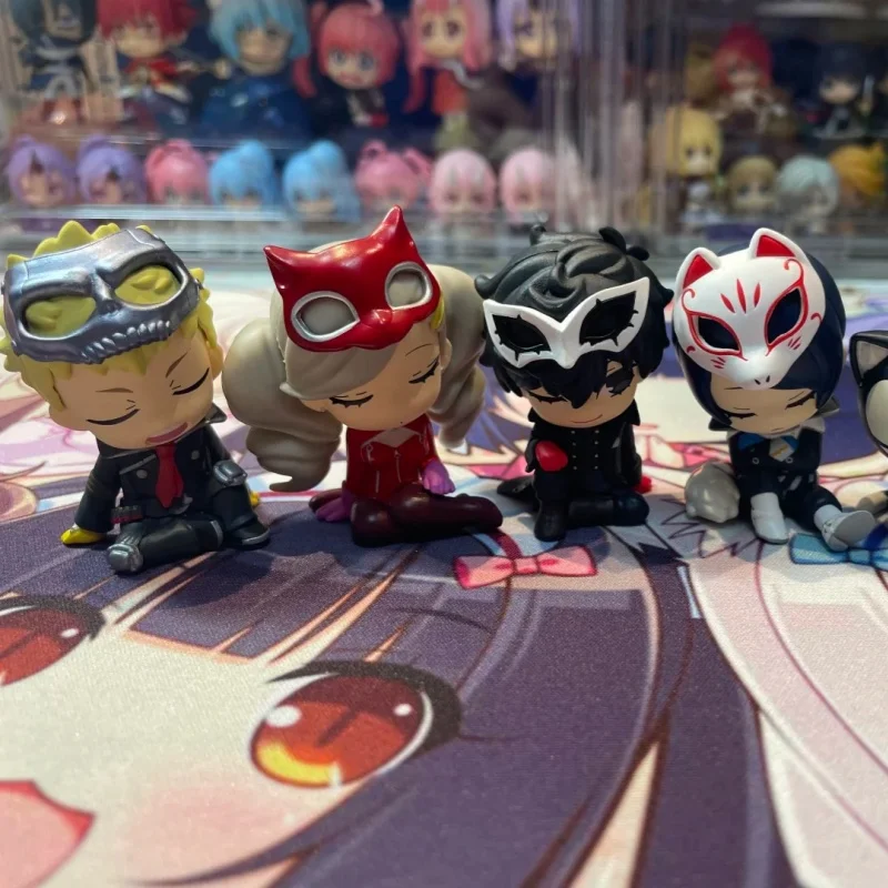 New Original Persona P5 Shoulder To Shoulder Akechi Goro Sakura Futaba Charm Collection Ornament Action Figure Model Toy Stock