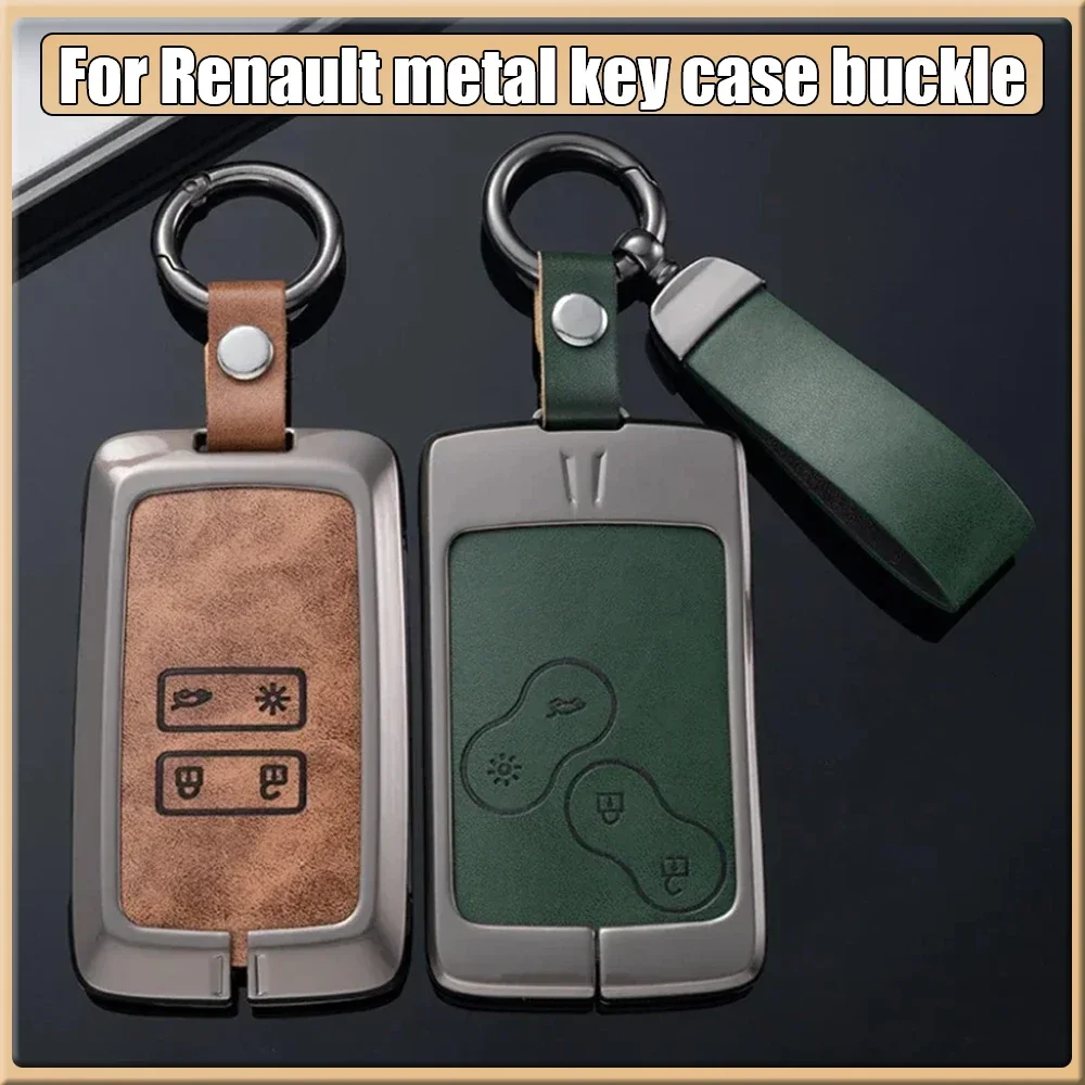 

Новый кожаный чехол для ключей автомобиля Renault Austral Kadjar Clio Megane Captur Arrana Kolaos Zoe Scenic Sandero Duster Logan Jogger