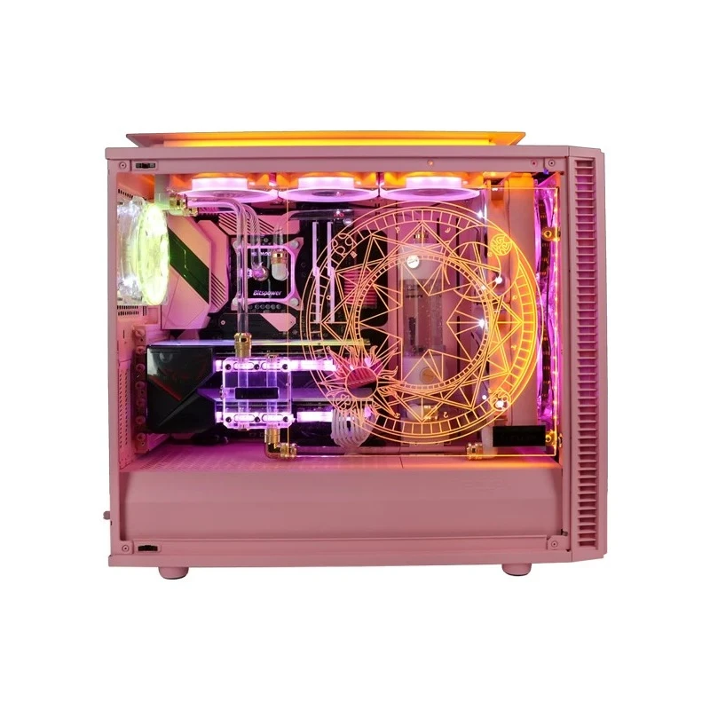 Theme Princess i9 13900K RTX 4090 water-cooled computer, desktop