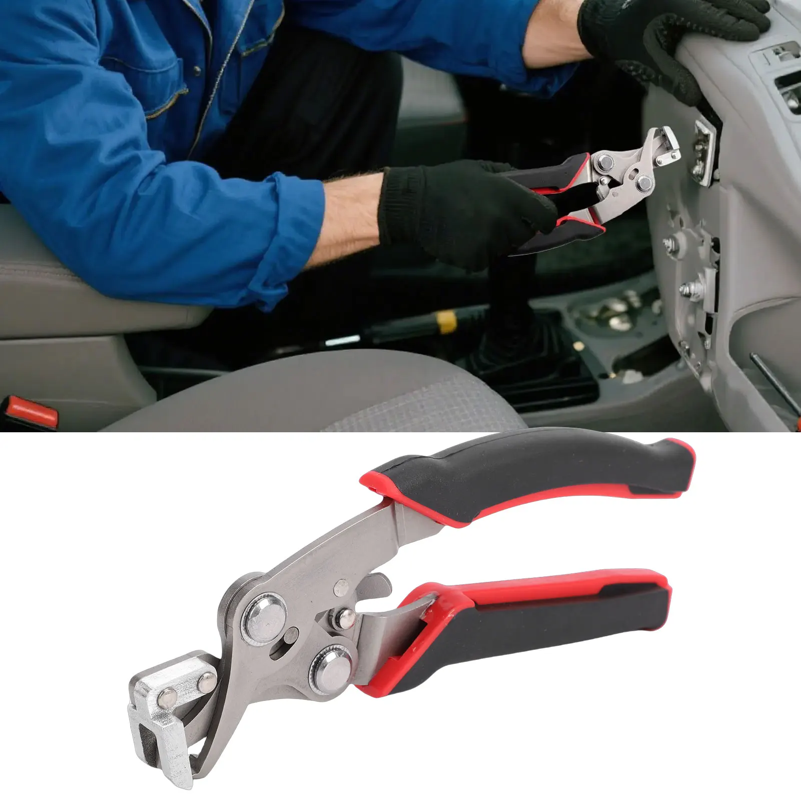 Car Clip Pliers Disassembly Tool Stainless Steel Multifunctional Car Clip Remover Removal Tool For Fasteners Clips Rivets