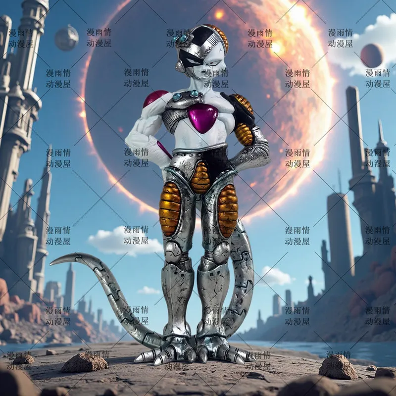 

Коллекционная фигурка Меха-Фризы из Dragon Ball Manyuqing: Механическая аниме-модель из смолы для энтузиастов аниме, украшение для рабочего стола