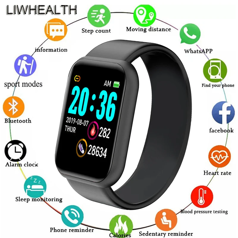 Liwhealth Cheap Smartband Smartwatch Men Women Kids Step Sleep Health Fitness Bracelet For Apple Xiaomi Honor VS mi band 7 8 Not