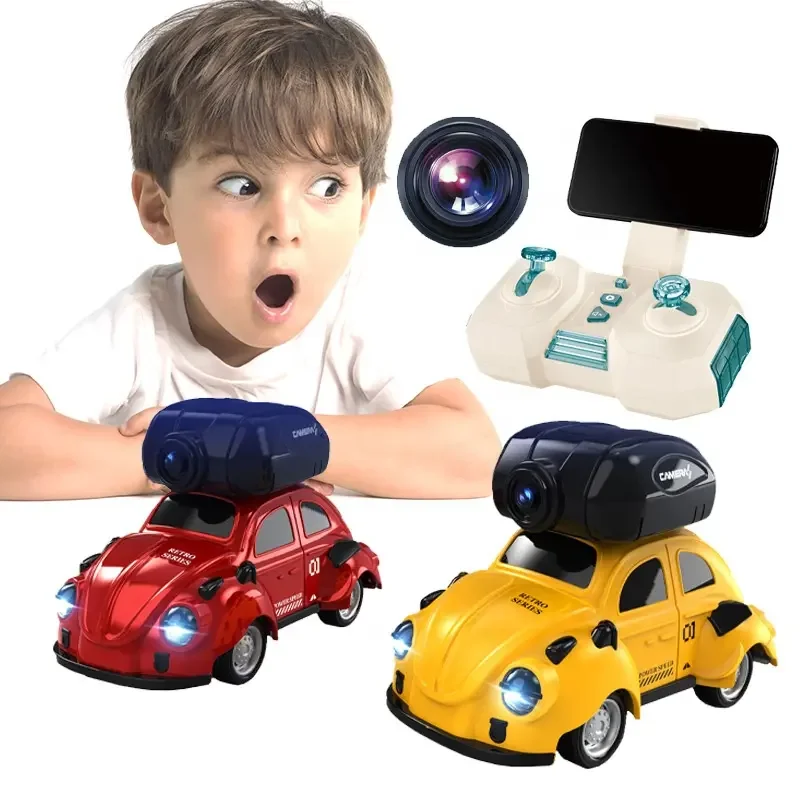 

1:46 Mini RC Racing Car Remote Control Drift Real Time Transmission Camera 2.4G Wireless Eletric Car FPV Toy Children Gifts