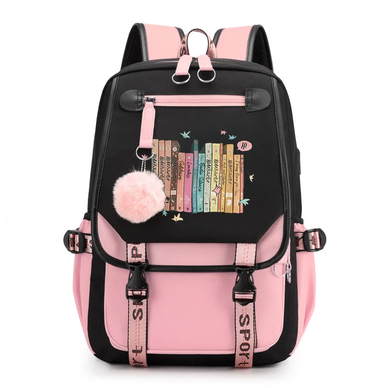 Novas mochilas Heartstopper Harajuku para homens e mulheres mochilas casuais de rua USN mochilas com zíper legal de alta qualidade