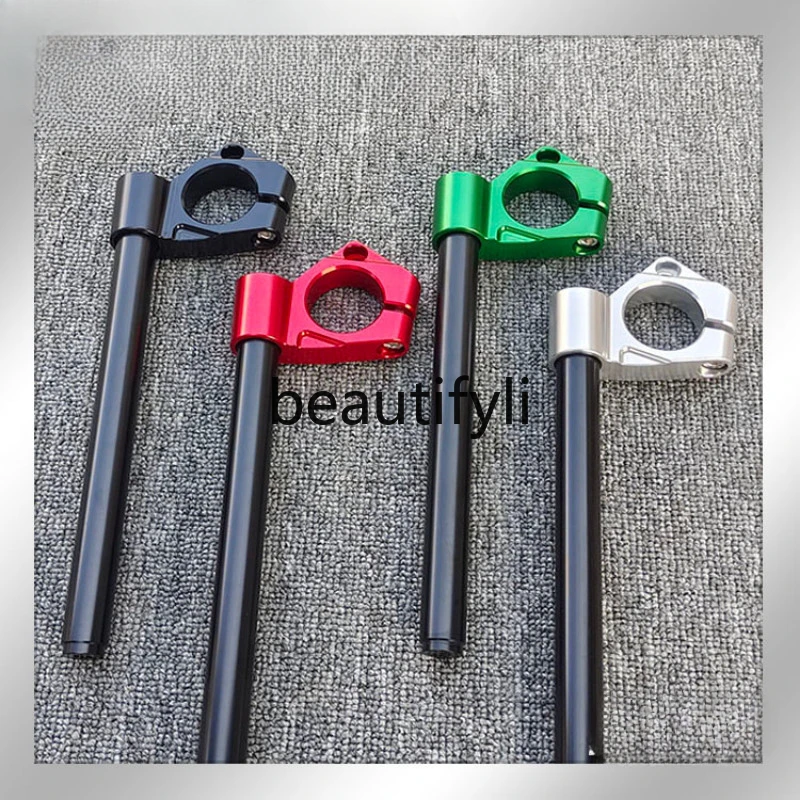 

Separate handlebar, lower split faucet handlebar, motorcycle low lying modification