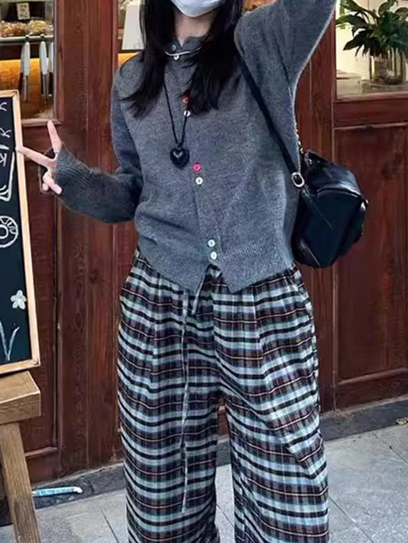 

Женский осенний кардиган, удобный топ на пуговицах с длинным рукавом и круглым вырезом, стандартный крой, базовый повседневный топ для повседневной носки