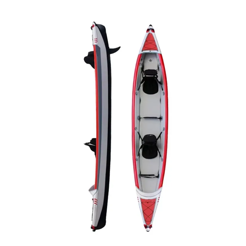 

Tandem Pedal Drive Sit-On-Top Fishing Kayak Inflatable Watercraft for Two Anglers 2026 Cooperative