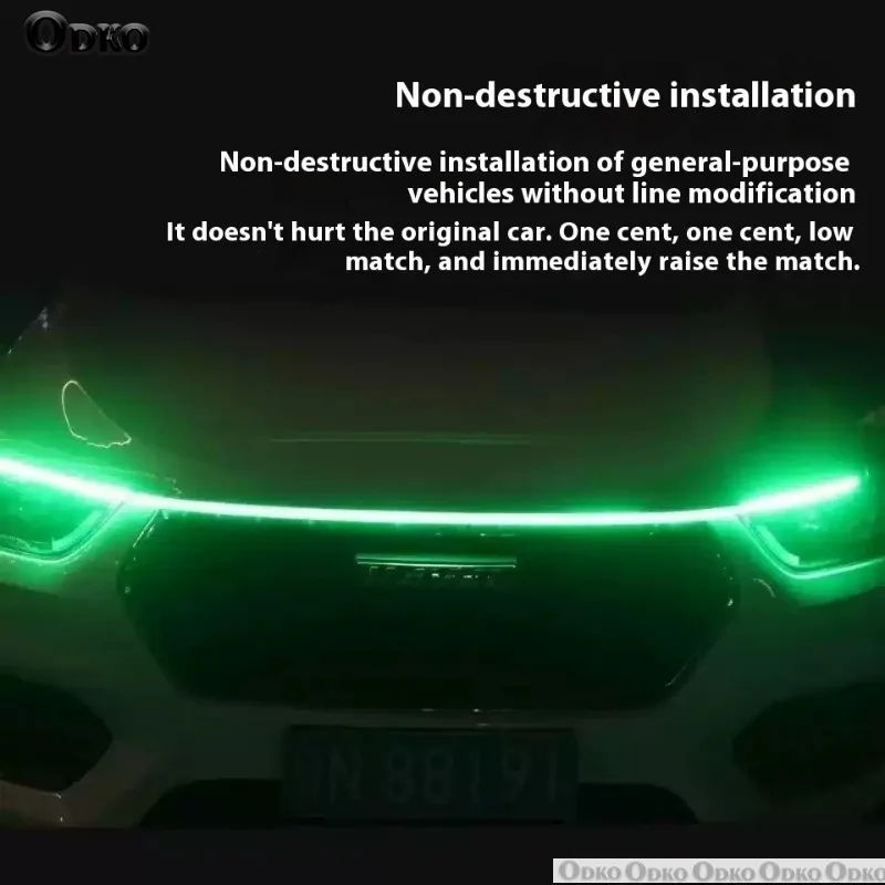 ل 	 بي ام دبليو M2 	 2016-2026 ترقية حديثا LED النهار تشغيل ضوء المسح بدء غطاء السيارة DRL دليل ديكور المحيطة مصباح 12 فولت #4