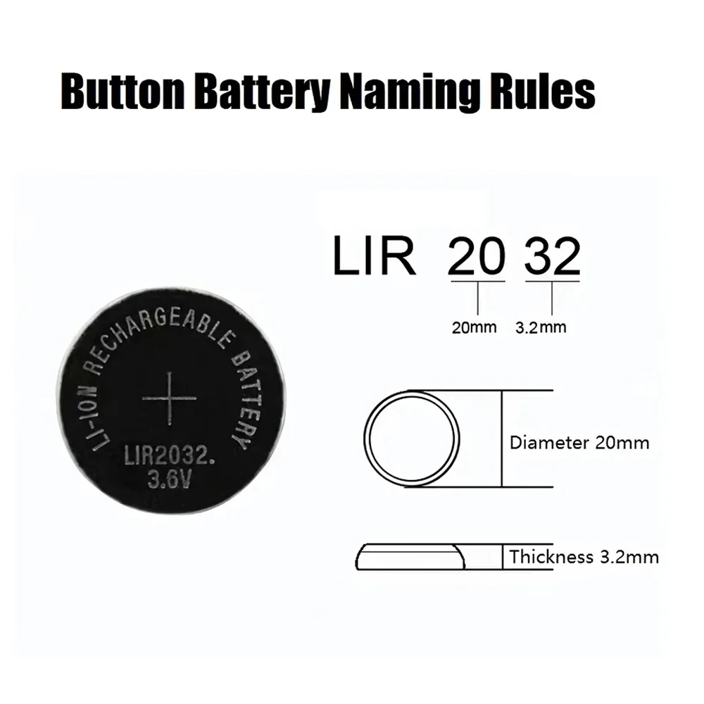 Lntelligent LCD Button Battery Charger for LIR2016 2025 2032 ML2016 2025 Coin Cell Battery USB Multi-function Charging Supplies