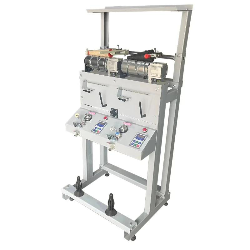 

2 Head Bobbin Wire Take up Winding Machine Meter Counting Single Cocoon Thread Winding Machine Embroidery Machine
