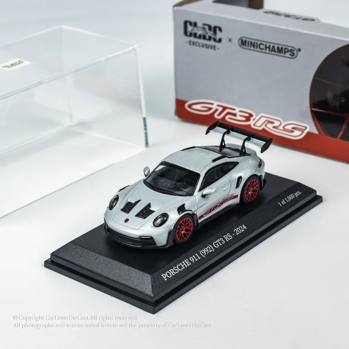 MINICHAMPS 1/64 Porsche 911 (992) GT3 RS Die-Cast Car Model