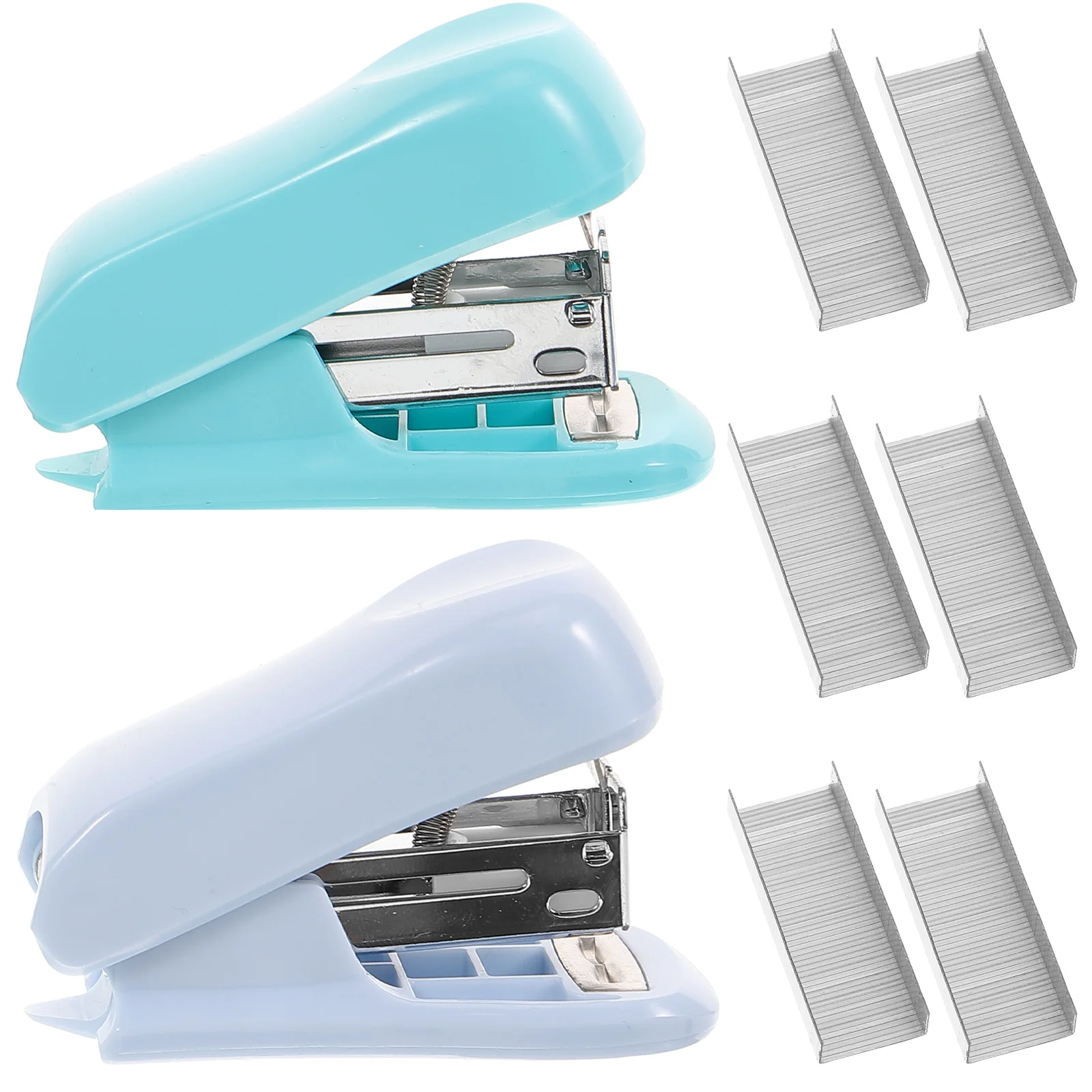 

2 Sets Multifunctional Staples with Office Supplies Staplers Bulk Storage Bucket Pen Holders