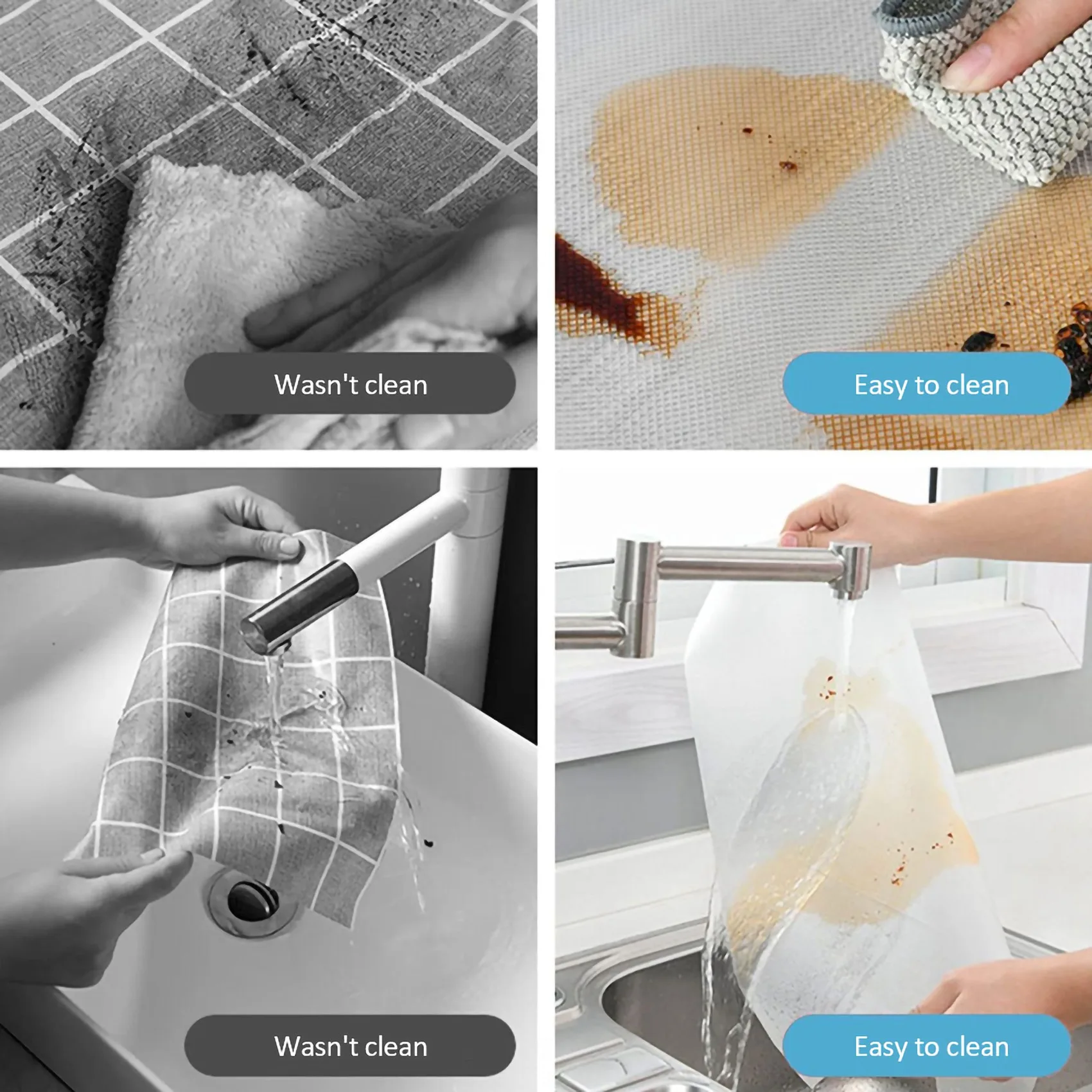 Refrigerator Mats For Shelve, 7 PCS Refrigerator Liners Washable Fridge Shelf Liners And Mats Limited Time Offer