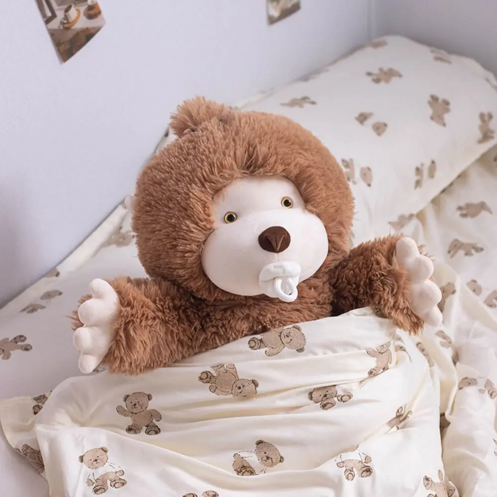 

Monkey Doll Fluffy Pacifier Monkey PP Cotton Stuffed Monkey Stuffed Doll Cartoon Cute Animal Monkey Doll Party Decorate